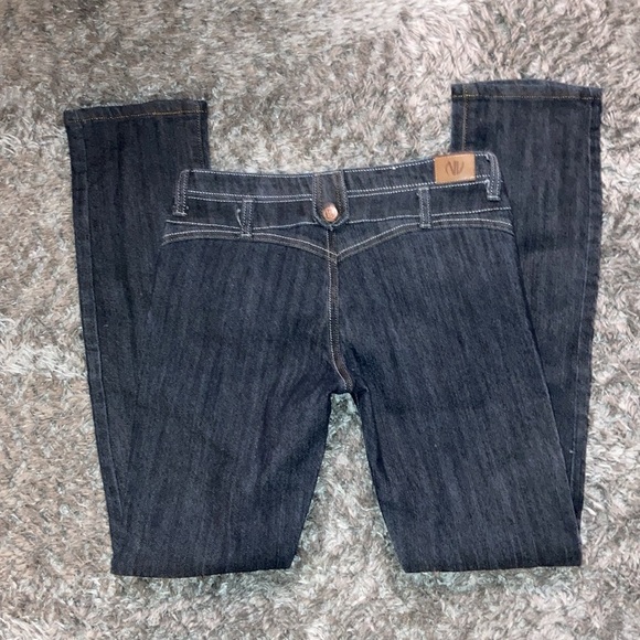 NV dark colored double button like new jeans - Picture 5 of 7